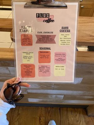 Menu photo 6 Flux Coffee Farmingdale, NY