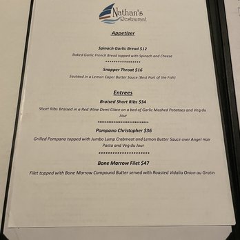 Nathan's Restaurant - Menu - Cajun/Creole Near Me - Slidell, Louisiana
