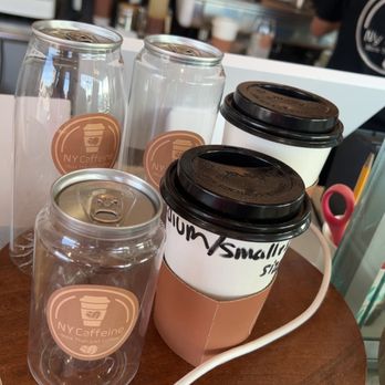 NY Caffeine - Different size cups - Coffee & Tea Near Me - Franklin Square, New York