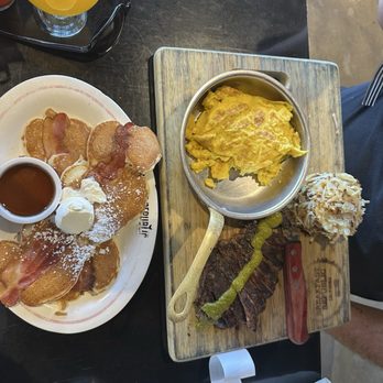 Breakfast Republic - Bacon pancakes and steak and eggs - Breakfast & Brunch Near Me - Palm Desert, California