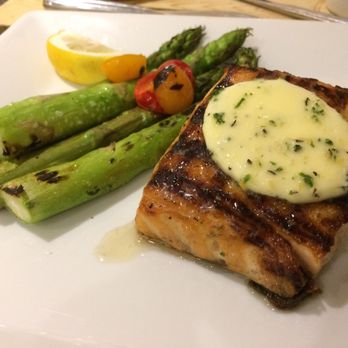 C2 - Congress Squared - Salmon and asparagus - New American Near Me - Portland, Maine