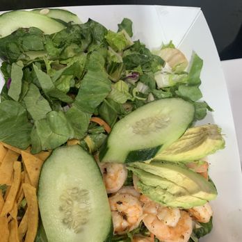 La Bufadora Baja Grill - The terrible Grilled Shrimp Salad - Mexican Near Me - Montclair, California