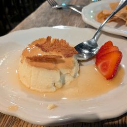 Vanilla flan. Vanilla flan.