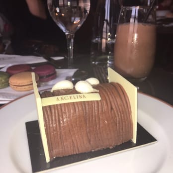 Angelina - Mont Blanc Yule Log - Coffee & Tea Near Me - Versailles, 78