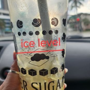 Tiger Sugar - Paying mostly for ice - Bubble Tea Near Me - Honolulu, Hawaii