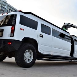 City Captain Transportation - White Hummer 20PAX ($165/HR,4HRS,20%) Top of the Line H2 Hummer in Town (custom made). raised 10 extra inches for more sitting comfort. Tvs,