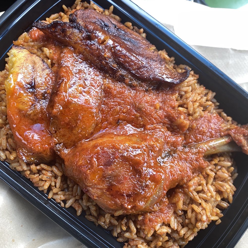 Jollof Rice with Chicken Jollof Rice with Chicken