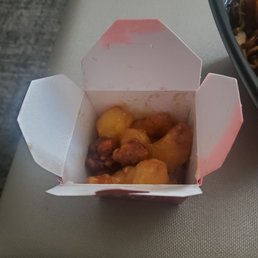 Damn stingy, I  paid  an extra $1.24 and you filled the container barely  over half way full...