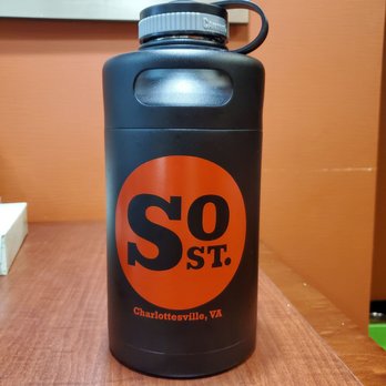 South Street Brewery - INSULATED GROWLER.. ....to keep your beer cold longer, good to reuse and keep any other favorite beverage very cold ! - Breweries Near Me - Charlottesville, Virginia