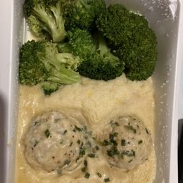 Onion meatballs with cauliflower and broccoli. One of the keto meals. I'm sure it would look better on a plate. Onion meatballs with cauliflower and broccoli. One of the keto meals. I'm sure it would look better on a plate.