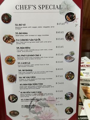 Menu photo 4 Pho Chu 4 Orlando, FL