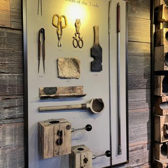 Simon Pearce - Glass blowers tools - New American Near Me - Quechee, Vermont