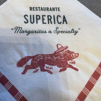 Superica - Napkin has a coyote? Wolf? Cool hat! - Breakfast & Brunch Near Me - Winter Park, Florida Superica - Napkin has a coyote? Wolf? Cool hat! - Breakfast & Brunch Near Me - Winter Park, Florida