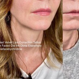 Before and after Christine! Before and after Christine!