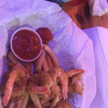 Blackbeard's On The Beach - Fried Shrimp with Fries - Seafood Near Me - Corpus Christi, Texas
