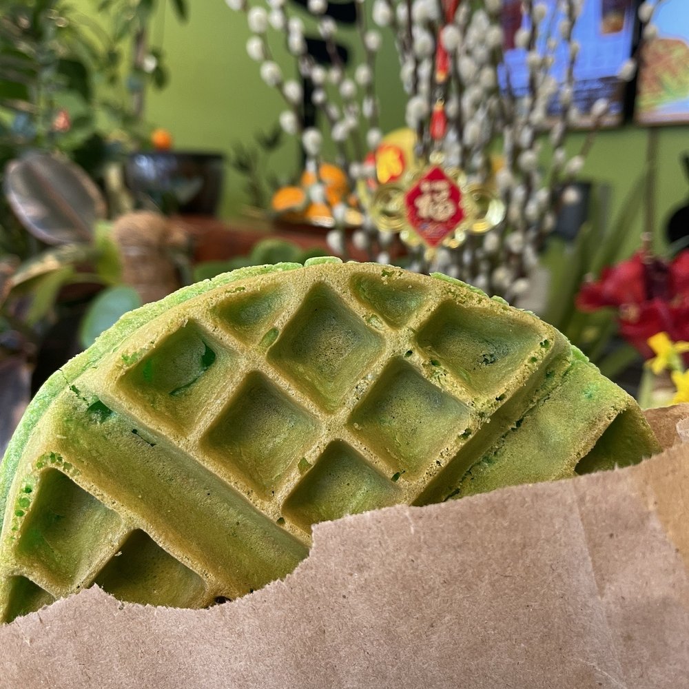 BAMBU - Pandan Waffles - Bubble Tea Near Me - Edmonds, Washington