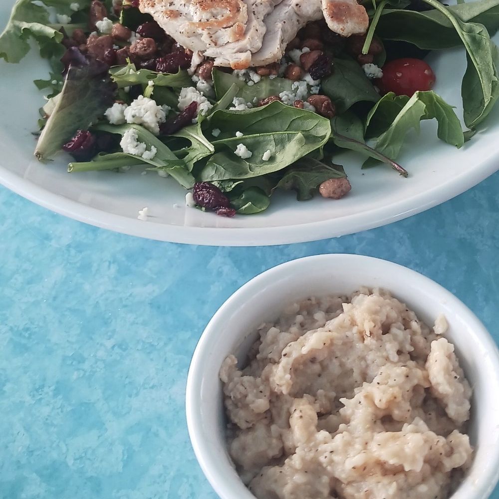 Oceanic - Wrightsville Beach Grilled Chicken Salad and grits - Seafood Near Me - Wrightsville Beach, North Carolina Oceanic - Wrightsville Beach Grilled Chicken Salad and grits - Seafood Near Me - Wrightsville Beach, North Carolina
