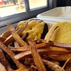 The 4 oz Classic and a pile of fresh cut fries!