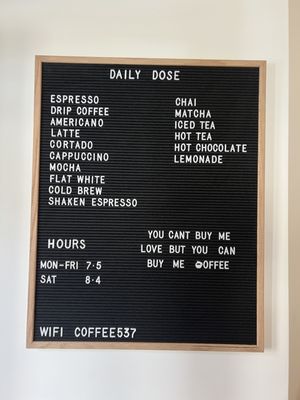 Menu photo 1 Daily Dose Coffee Hastings, NE
