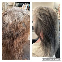 Cheveux Hair Boutique - Matching Natural Salt ands Pepper Tones by Talin