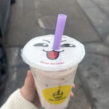 Num Num Boba South - The Ursula! Blueberry popping boba milk tea - Bubble Tea Near Me - Reno, Nevada Num Num Boba South - The Ursula! Blueberry popping boba milk tea - Bubble Tea Near Me - Reno, Nevada
