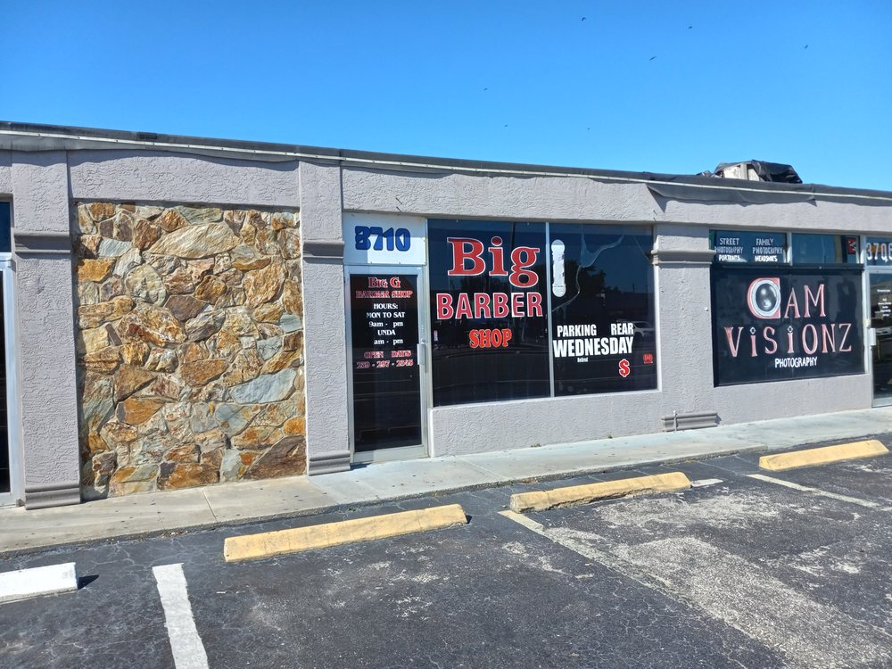 Big G Barber Shop Logo