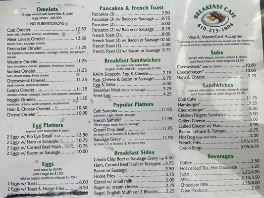 Menu photo 5 Breakfast Cafe Ocean City, MD