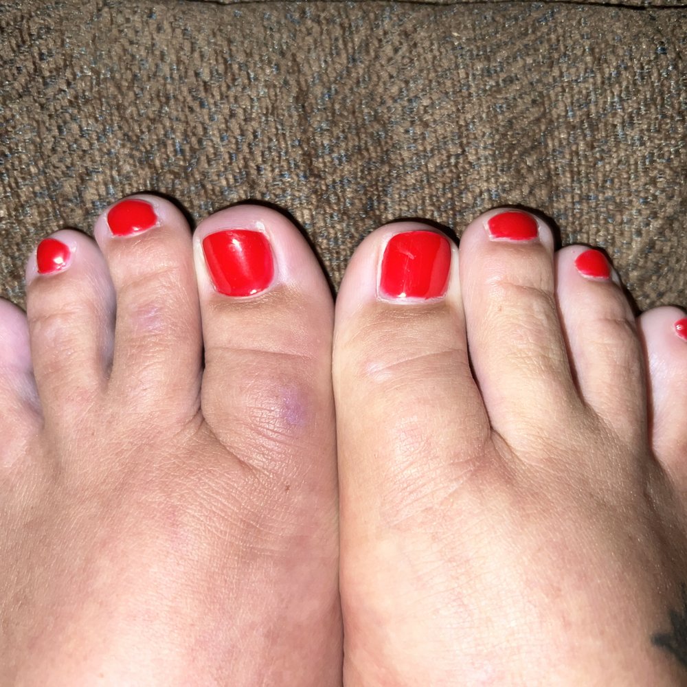 Lena Nail Spa - Basic pedicure + $15 up charge for gel instead of acrylic on each big toe = $47 - Nail Salons Near Me - Jackson, Tennessee Lena Nail Spa - Basic pedicure + $15 up charge for gel instead of acrylic on each big toe = $47 - Nail Salons Near Me - Jackson, Tennessee