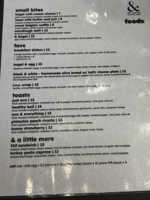 Menu photo 3 INC Coffee Roasters Huntington Beach, CA