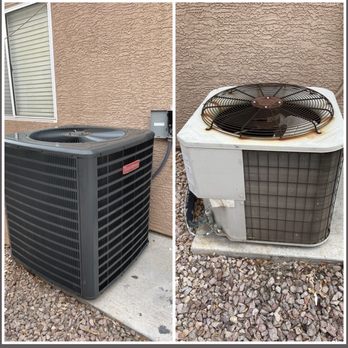 Bumble Breeze - Before and after. A hugggeee difference! - Heating & Air Conditioning/HVAC Near Me - Las Vegas, Nevada