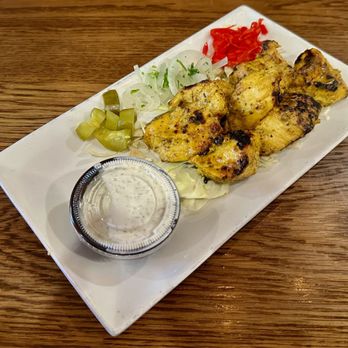 Aladdin Mediterranean Cuisine - a plate of food - Mediterranean Near Me - Houston, Texas Aladdin Mediterranean Cuisine - a plate of food - Mediterranean Near Me - Houston, Texas
