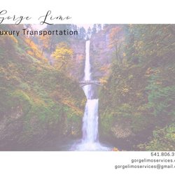 Gorge Limo - We are Gorge Limo and we'd like to whisk you away in the luxury you deserve through the Columbia River Gorge's Waterfalls & Wineries.