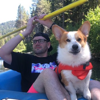 Truckee River Rafting - Just a man and his dog - Rafting/Kayaking Near Me - Tahoe City, California Truckee River Rafting - Just a man and his dog - Rafting/Kayaking Near Me - Tahoe City, California