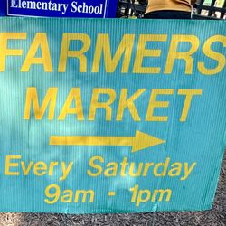 Sewickley Farmer’s Market - Sign near entrance