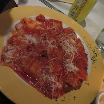 Casa Sofia - Ravioli with spicy tomato sauce. - Italian Near Me - Playa del Carmen, ROO