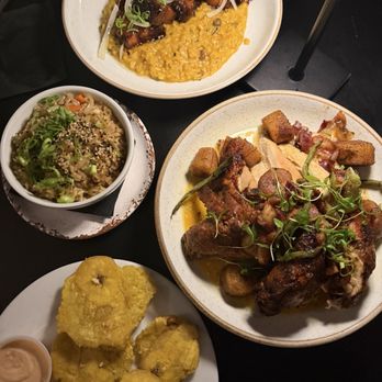 Musa - Tostones Rotisserie Chicken Korean Fried Chicken Chaufa con Gandules - Latin American Near Me - San Juan, Puerto Rico Musa - Tostones Rotisserie Chicken Korean Fried Chicken Chaufa con Gandules - Latin American Near Me - San Juan, Puerto Rico