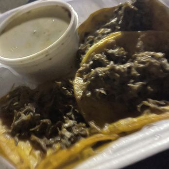 Takos - Blurry but some birria 3 tacos de birria - Tacos Near Me - Bellflower, California