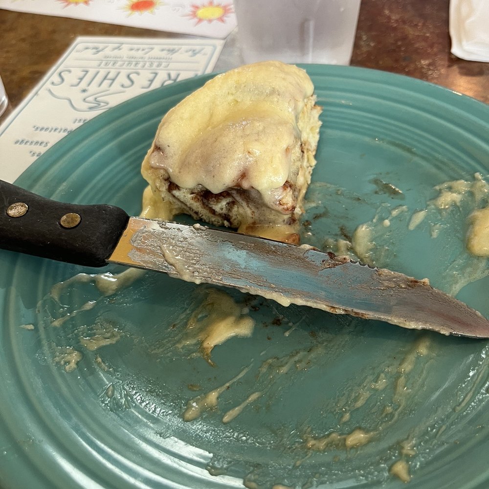 Freshies - The last bite of the best cinnamon roll we've ever had - Breakfast & Brunch Near Me - Steamboat Springs, Colorado