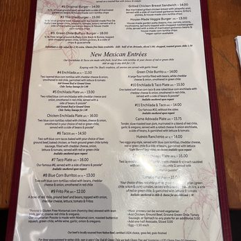 The Shed - Menu - New Mexican Cuisine Near Me - Santa Fe, New Mexico
