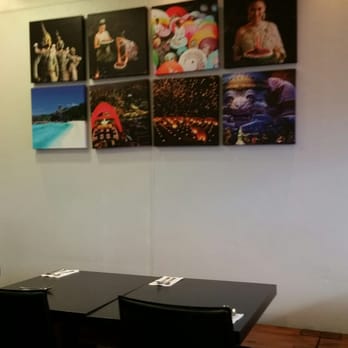 Chaba Thai Kitchen - The interior walls with beautiful canvases of Thailand. - Thai Near Me - San Diego, California Chaba Thai Kitchen - The interior walls with beautiful canvases of Thailand. - Thai Near Me - San Diego, California