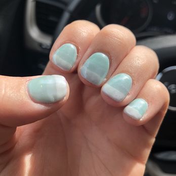 Polished Nail Studio - This is NOT OMBRÉ. thick chunky globby - Nail Salons Near Me - Ashland, Massachusetts