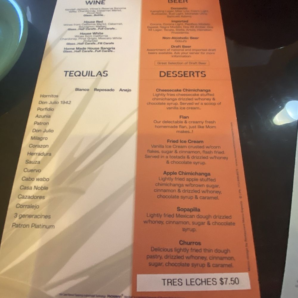 Tequila Azteca Mexican Restaurant - Menu - Sports Bars Near Me - Vero Beach, Florida Tequila Azteca Mexican Restaurant - Menu - Sports Bars Near Me - Vero Beach, Florida