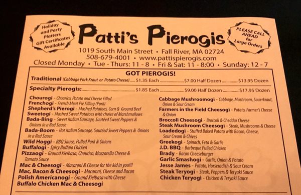 Menu photo 3 Patti's Pierogis Fall River, MA
