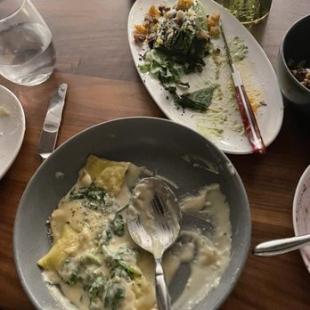 Wood Ash Rye - Ricotta stuffed pasta and grilled romaine salad - New American Near Me - St. George, Utah Wood Ash Rye - Ricotta stuffed pasta and grilled romaine salad - New American Near Me - St. George, Utah