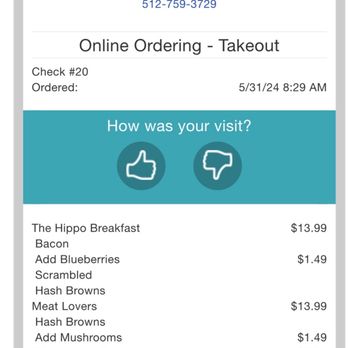 Hippo Cafe - Recipe for the mess the call home cooking - American Near Me - Hutto, Texas Hippo Cafe - Recipe for the mess the call home cooking - American Near Me - Hutto, Texas