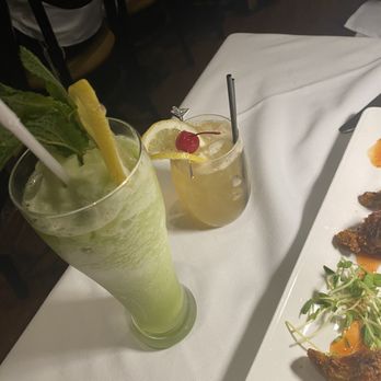 The Loft Steakhouse - Whiskey Sour and Lime Pina colada. - Steakhouses Near Me - Borough Park, New York