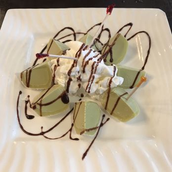 Ozora Sushi Restaurant - Free Mochi ice cream (we chose green tea) when you check in on Yelp! - Sushi Bars Near Me - Concord, California