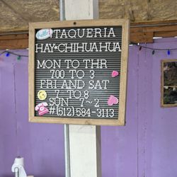 Hours and phone number