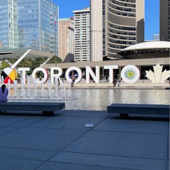 Toronto Sign - Toronto Sign during the day | IG: @nomwithelaine - Public Art Near Me - Toronto, Ontario