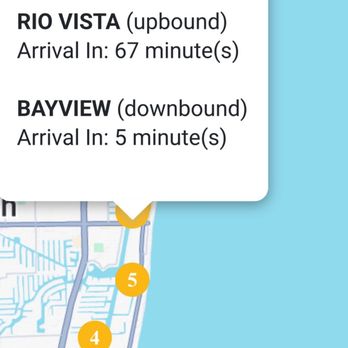 Pompano Beach Water Taxi - Screenshot of boat tracker. - Ferries Near Me - Pompano Beach, Florida Pompano Beach Water Taxi - Screenshot of boat tracker. - Ferries Near Me - Pompano Beach, Florida